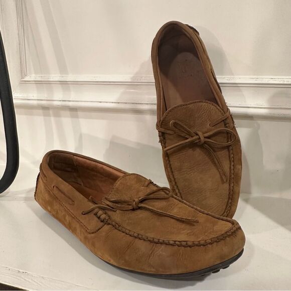 Frye Other - Frye 8D Brown Suede Loafers with Moccasin Style